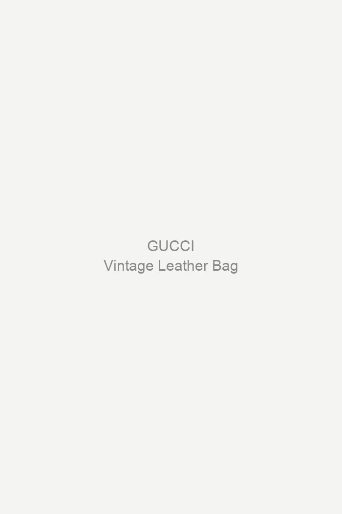 Gucci Vintage Leather Bag