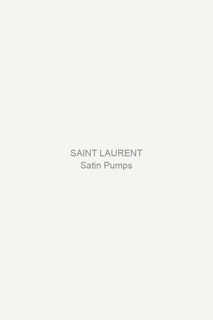 Saint Laurent Satin Pumps