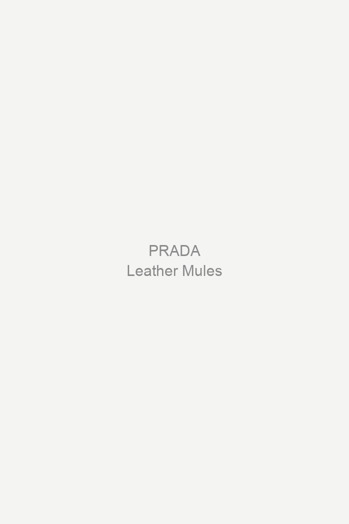 Prada Leather Mules